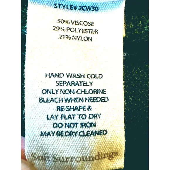 Soft Surroundings Green Knit Sweater Long Sleeve Textured Design Comfortable M - Picture 6 of 8